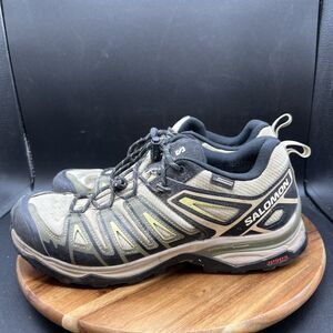 Salomon X Mission 3 Women's Size 10 Tan Green Running Shoes Sneakers Hiking